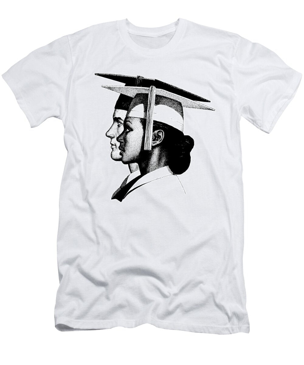 Male and Female Graduates Csa Images T-Shirt