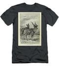 Male and Female Kudu M4 Historic Illustrations T-Shirt