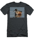 Male Northern Shoveler in Moult Resting on a Submerged Roger Powell Natureplcom T-Shirt