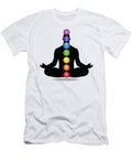 Male Silhouette Chakra Illustration Serena King T-Shirt