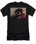 Male Wood Duck Close Up Jeff Swan T-Shirt