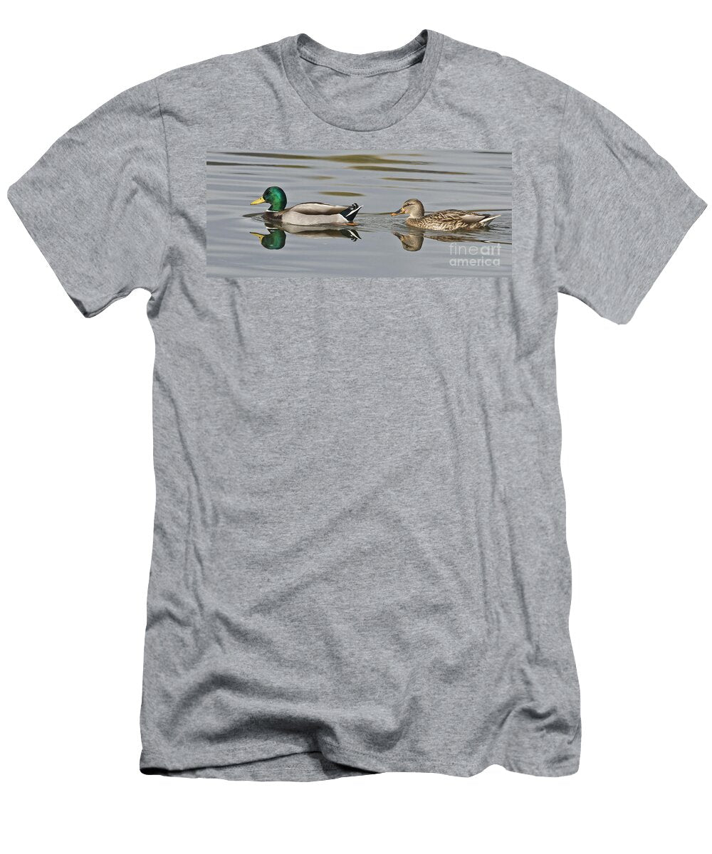 Mallard Drake and Hen Anthony Mercieca T-Shirt