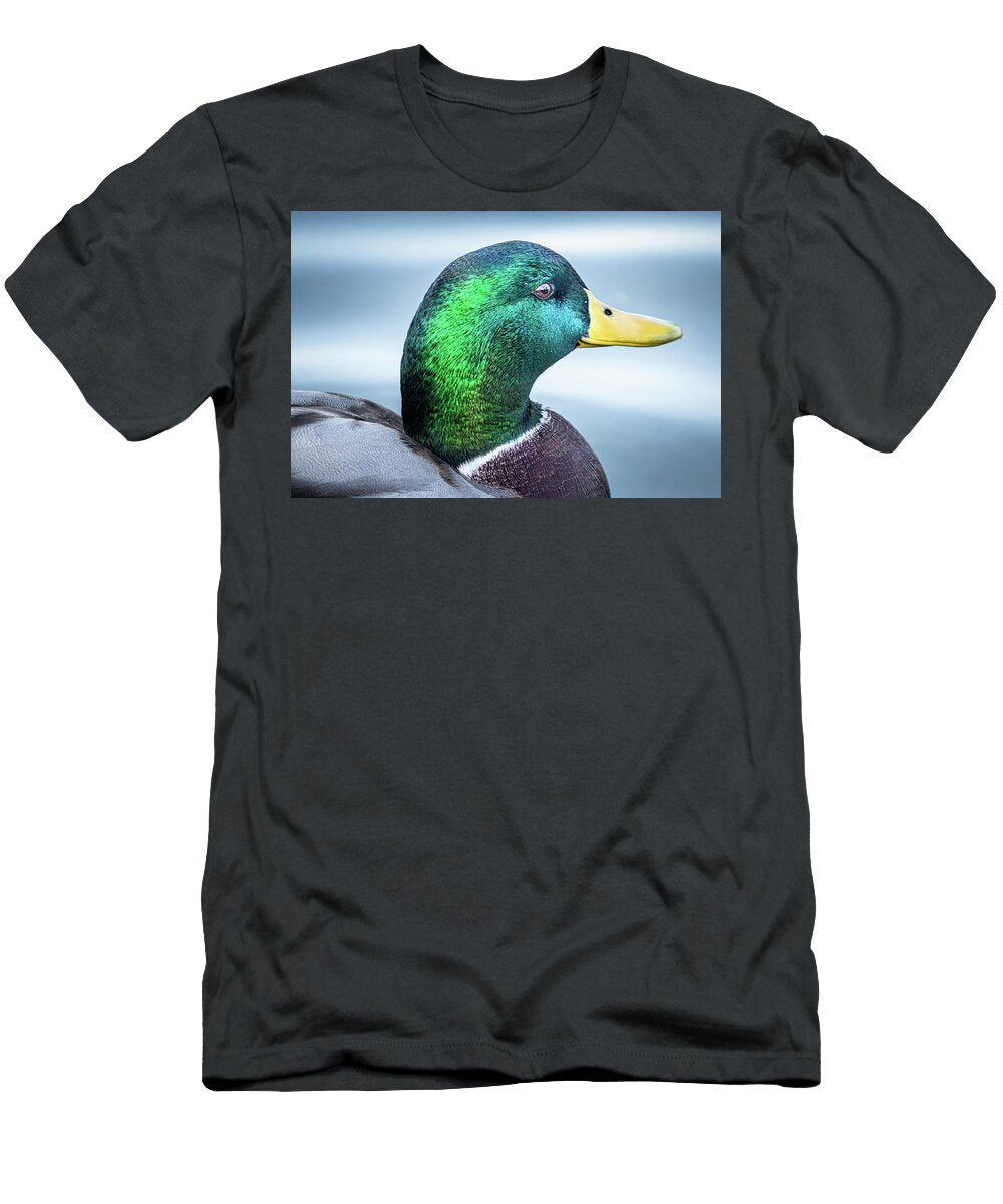 Mallard Drake Close Up Jordan Hill T-Shirt
