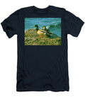 Mallard Ducks By the Water Robert Bales T-Shirt