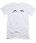 Mallards in Flight Whispering Peaks Photography T-Shirt
