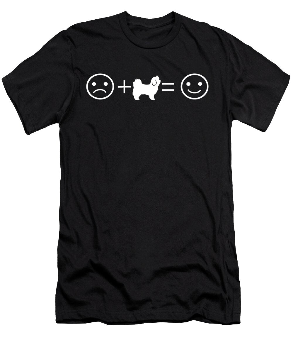 Maltese Owner Happiness Equation Gift Dusan Vrdelja T-Shirt