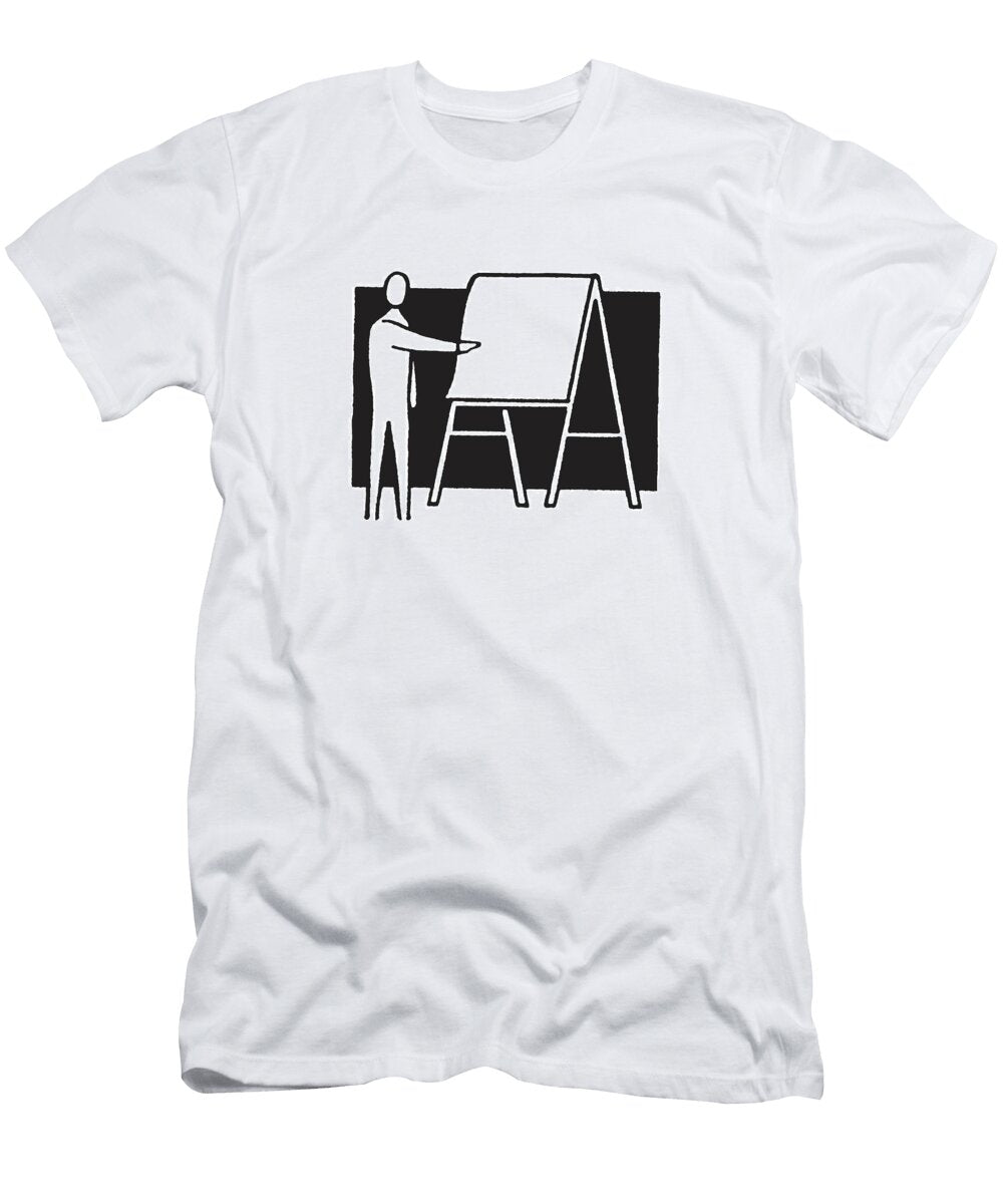 Man Giving Presentation Csa Images T-Shirt