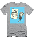 Man Holding Sign with Heart on It Csa Images T-Shirt