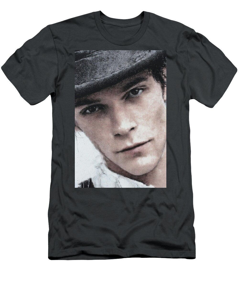 Man in a Hat Buster Keaton Hollie Love T-Shirt