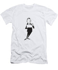 Man in Suit Pointing to Small Blank Sign Csa Images T-Shirt