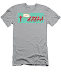 Man Leading Meeting and Pointing to a Line Chart Csa Images T-Shirt