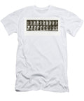Man Lifting a Dumbbell Plate 324 From Animal Locomotion 1887 Eadweard Muybridge T-Shirt