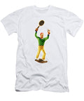 Man Playing Tennis About to Serve the Ball Csa Images T-Shirt