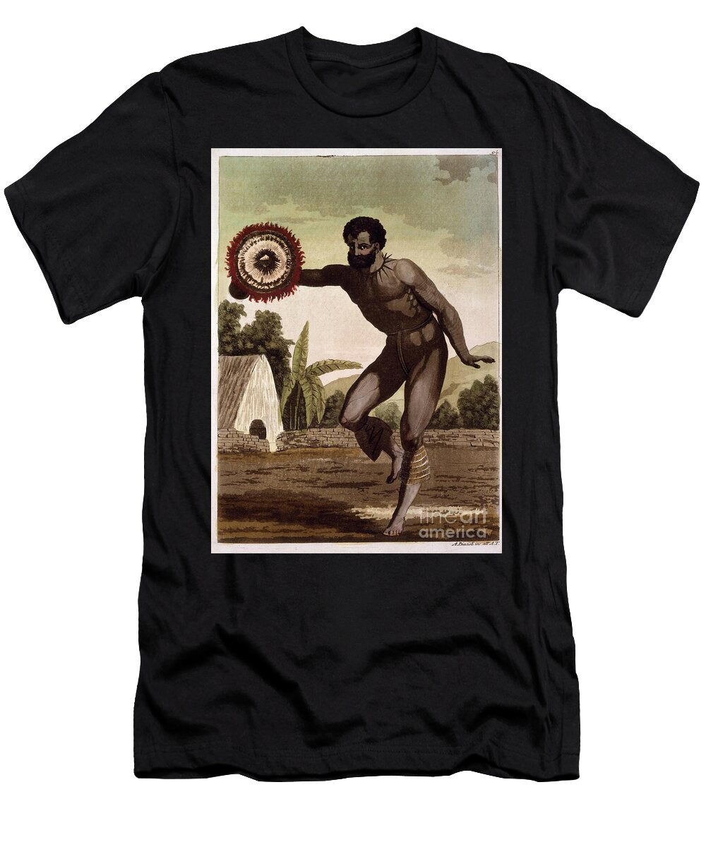 Man with Rattle John Webber T-Shirt