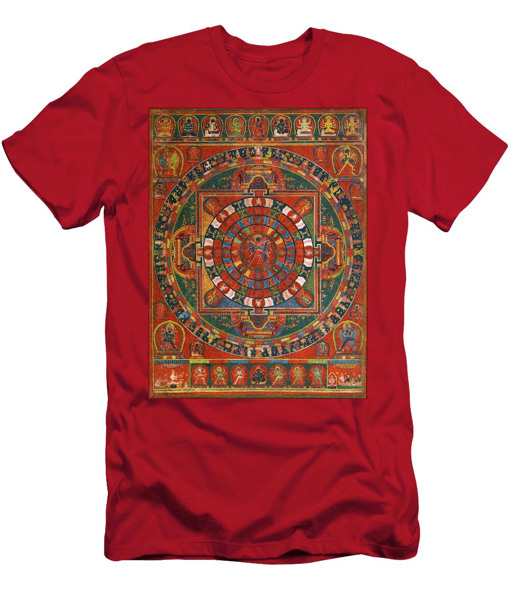Mandala of the Buddhist Deity Chakrasamvara Unknown T-Shirt