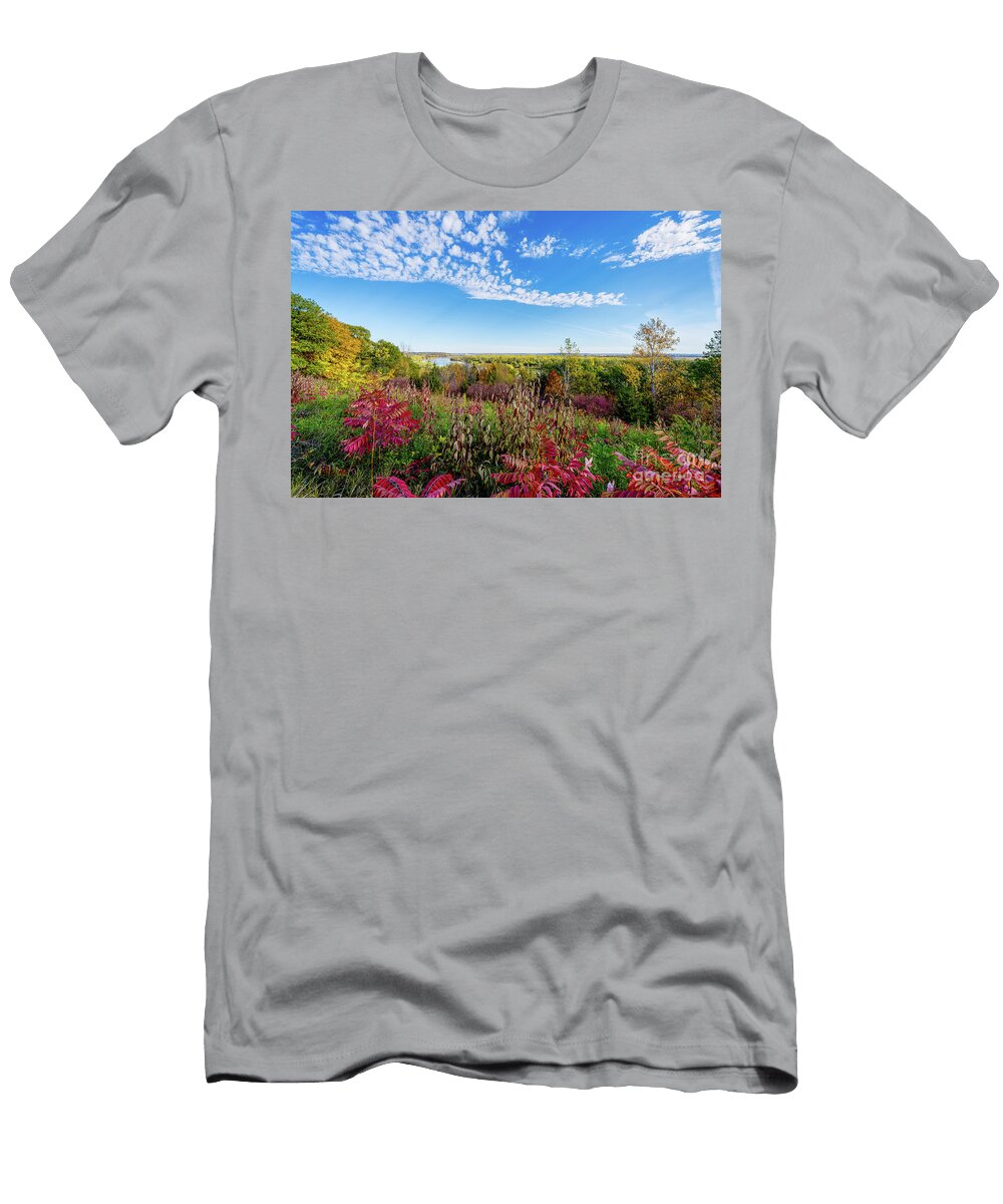 Mandan Park Omaha Overlook Autumn Jennifer White T-Shirt