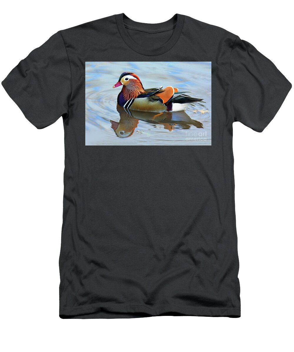 Mandarin Duck Central Park 1 Regina Geoghan T-Shirt