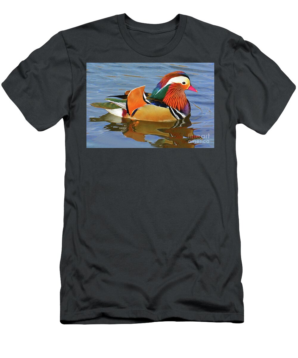 Mandarin Duck Central Park 16 Regina Geoghan T-Shirt