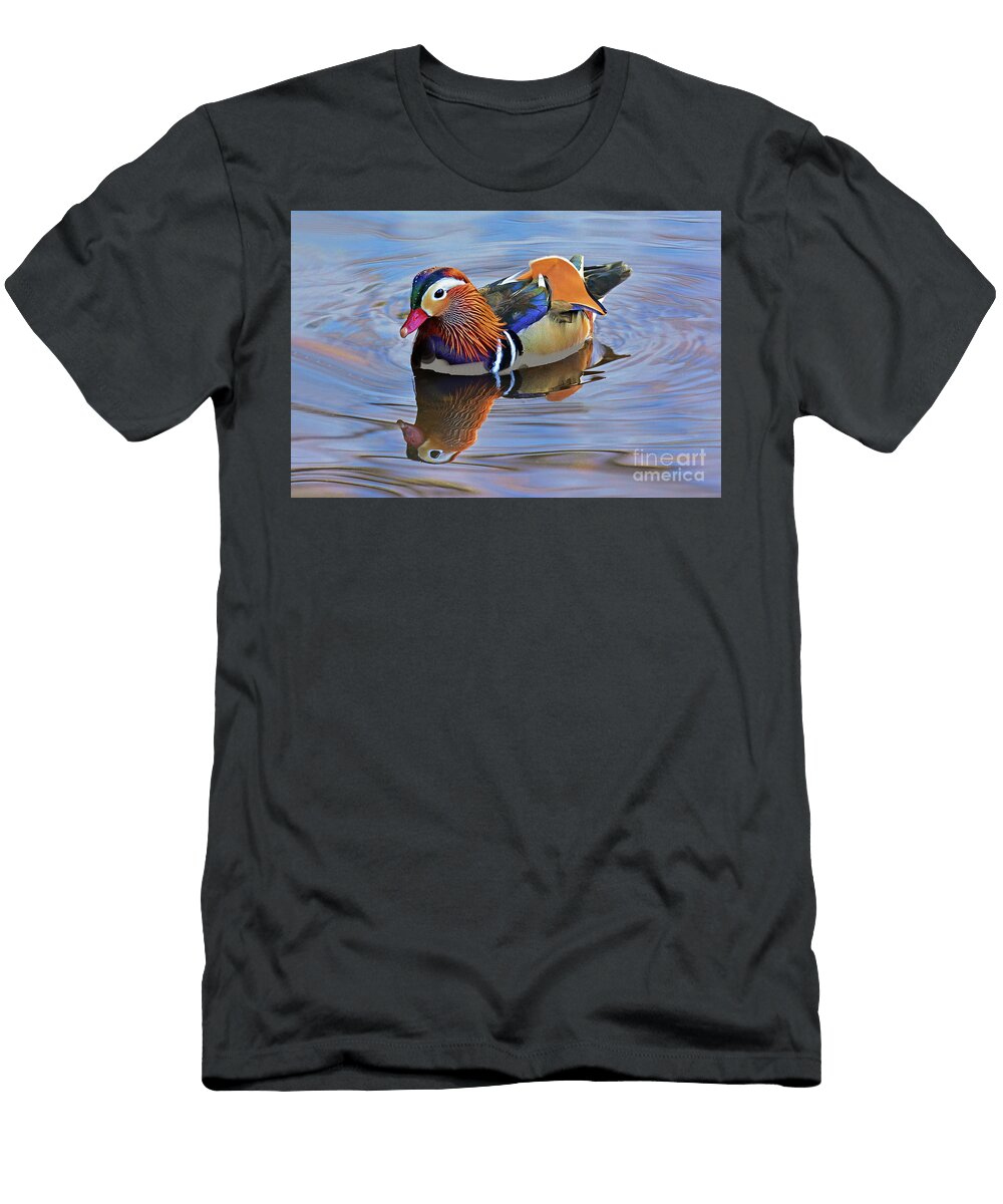Mandarin Duck Central Park 3 Regina Geoghan T-Shirt