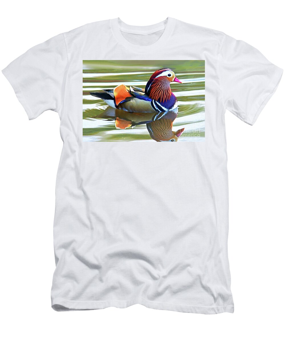Mandarin Duck Central Park 7 Regina Geoghan T-Shirt