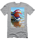 Mandarin Duck Portrait 4 Regina Geoghan T-Shirt