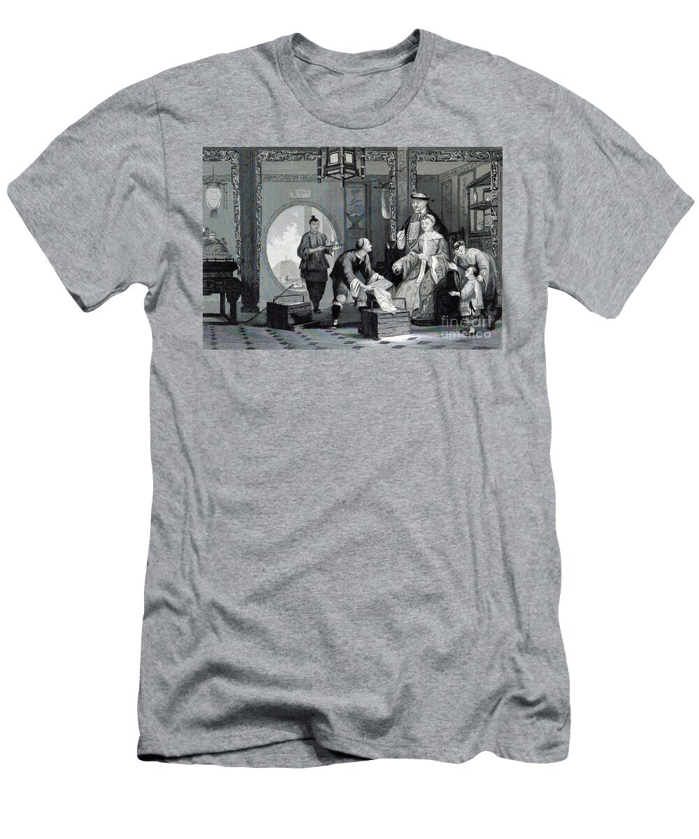 Mandarin Family and Servants 19th British Library T-Shirt