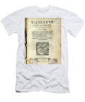 Manuscript Page of Volume 6 of De Natura Rerum Unknown Artist T-Shirt