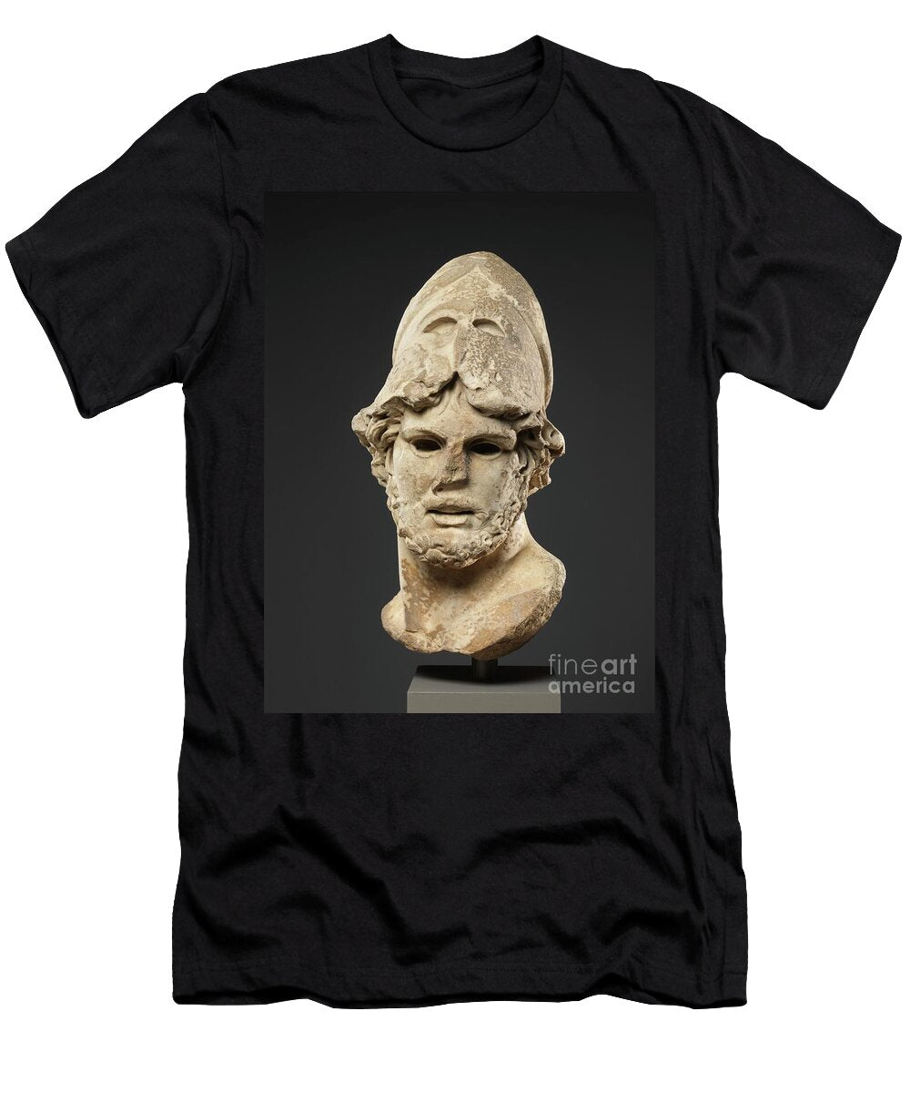 Marble Head of a Greek General C 100 Ad Marble Pentelic Roman T-Shirt