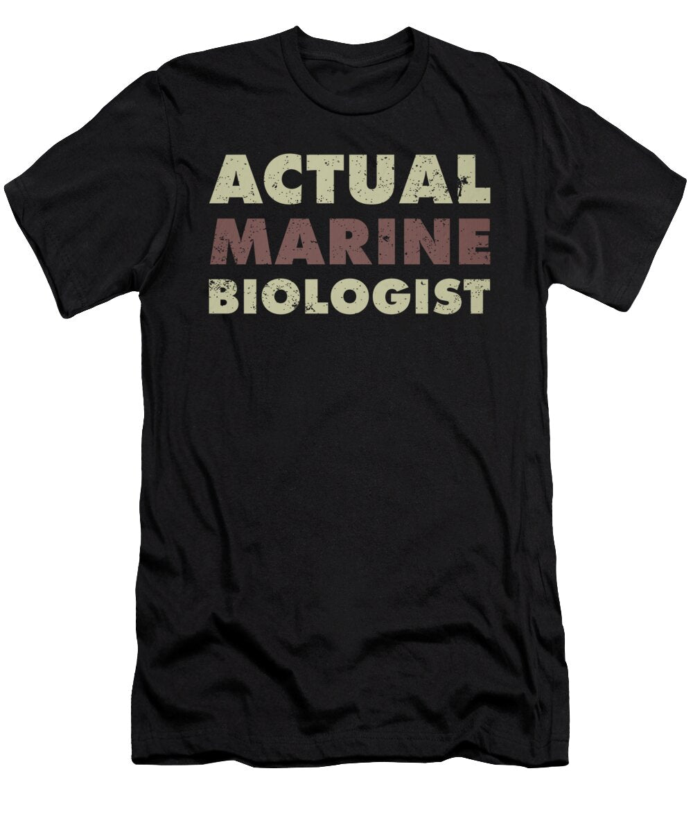 Marine Biology Gift Actual Marine Biologist Kanig Designs T-Shirt