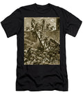 Marines and Bluejackets Springing Up in the Gangways From Hms Vindictive 1914 19 English School T-Shirt