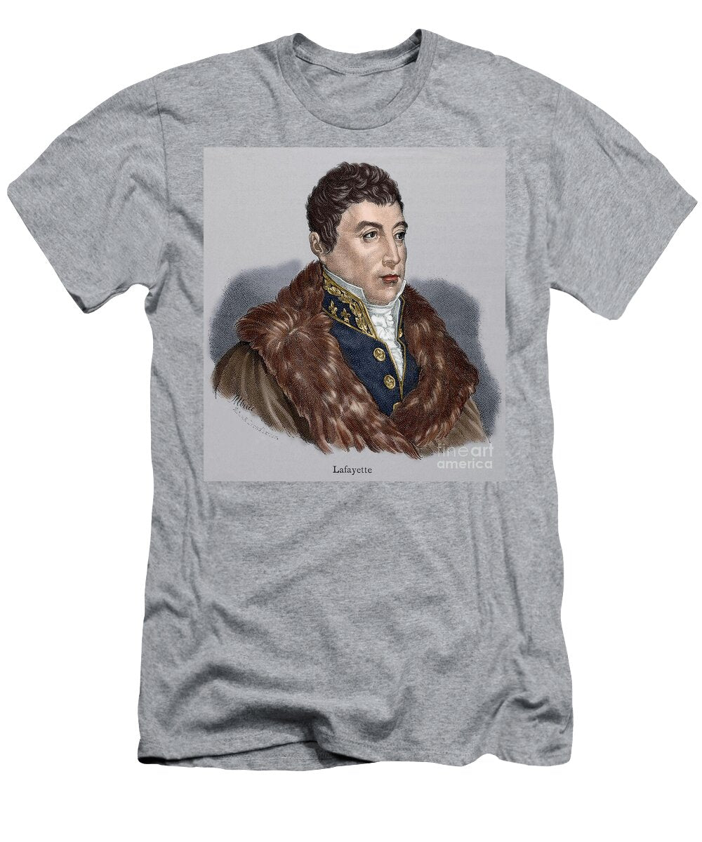 Marquis of LA Fayette 1757 1834 Unknown Artist T-Shirt
