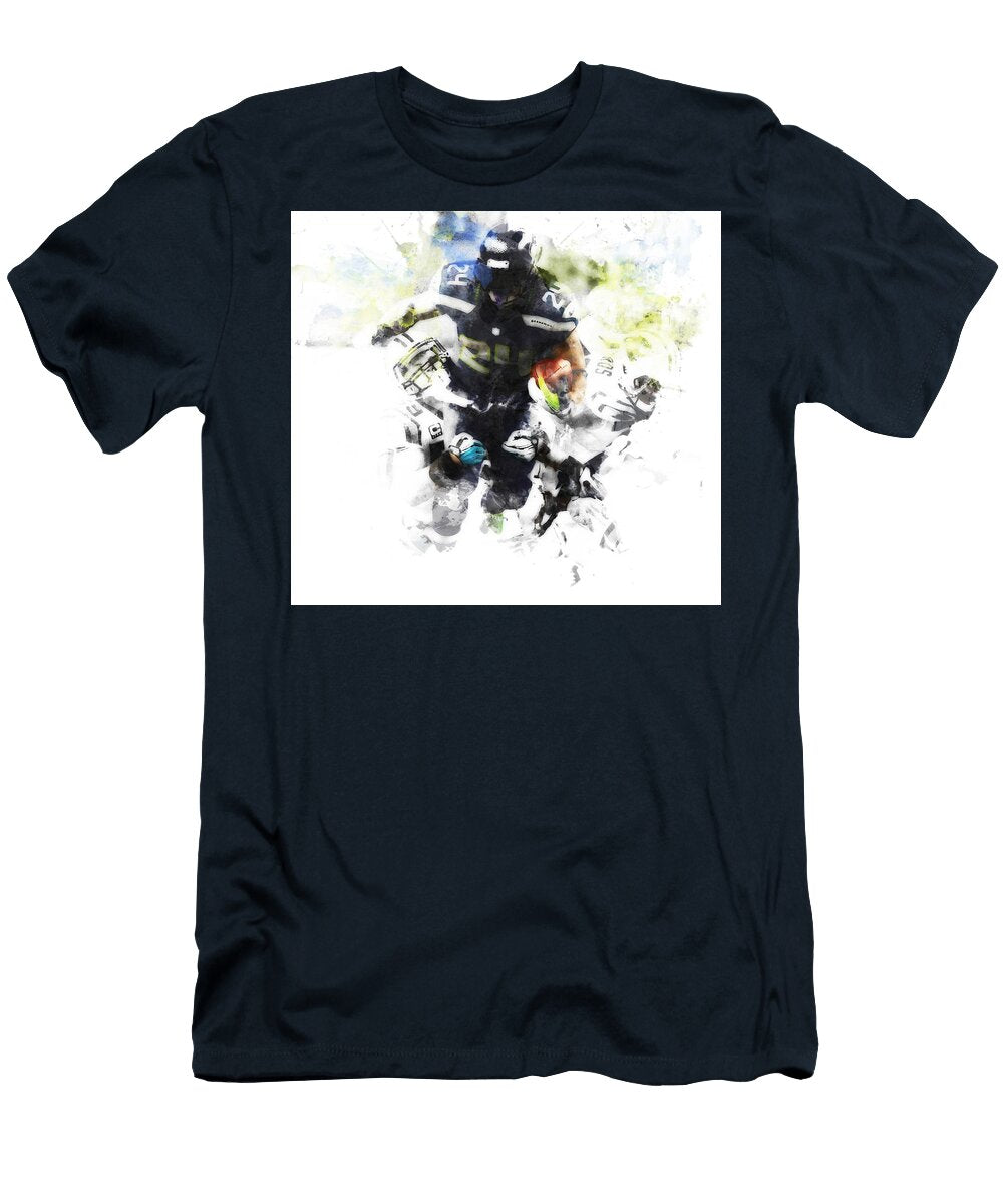 Marshawn Lynch Going Full Beast Mode Brian Reaves T-Shirt