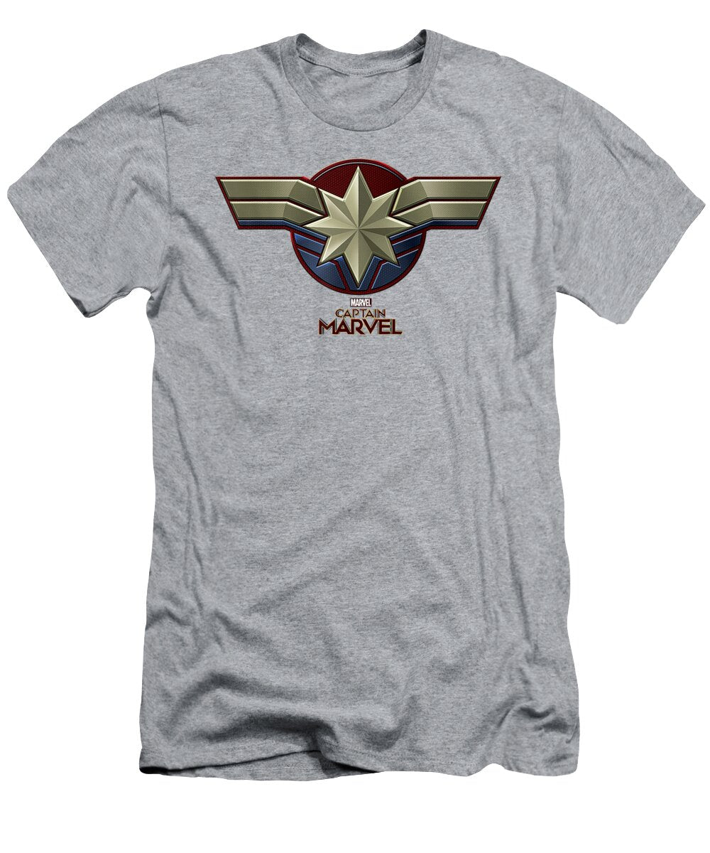 Marvel Captain Marvel Movie Chestymbol Islais Lujain T-Shirt
