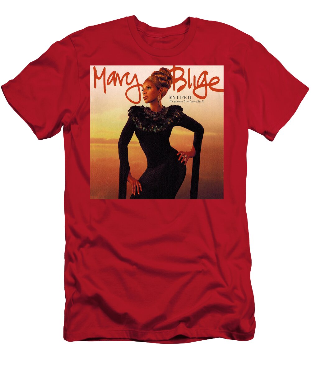 Mary J Blige My Life Ii Album Cover 2011 Robert Banach T-Shirt