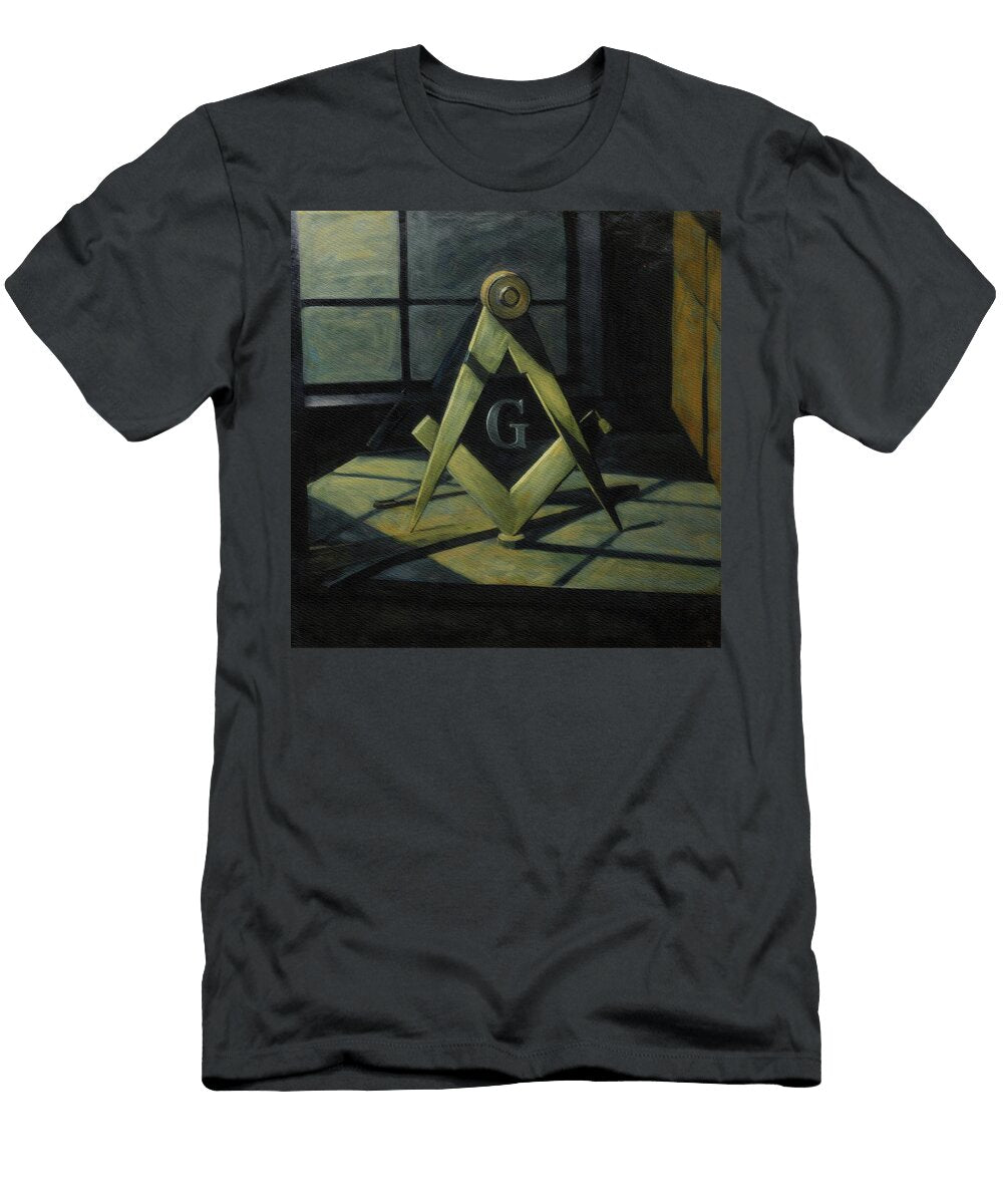 Masonic Symbol in Dim Light Pierre Blanchard T-Shirt