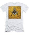 Masonic Symbol on Ornate Background Pierre Blanchard T-Shirt
