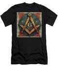 Masonic Symbol with Compass and Square Pierre Blanchard T-Shirt