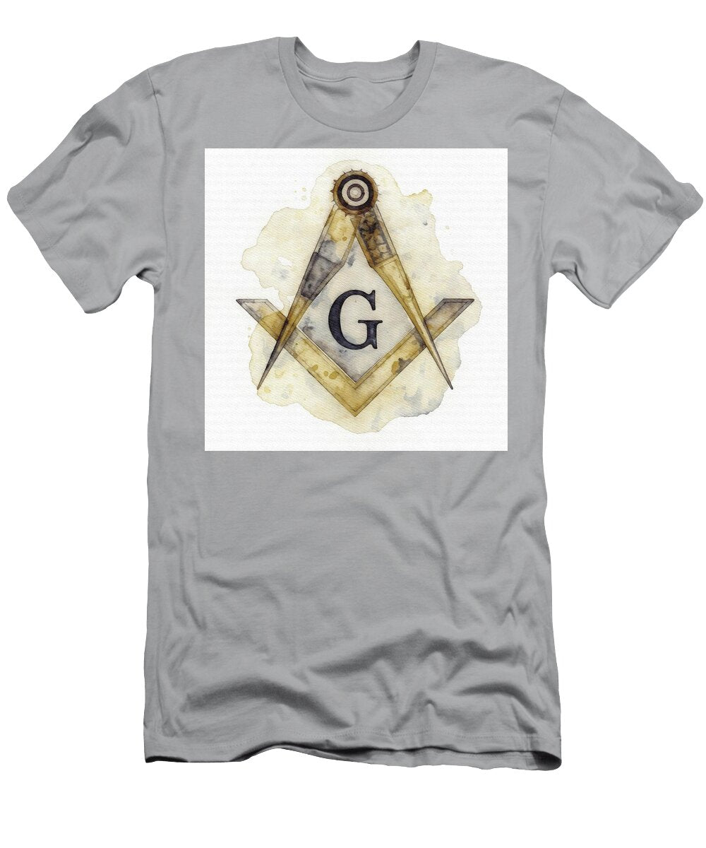 Masonic Symbol with Compass Pierre Blanchard T-Shirt