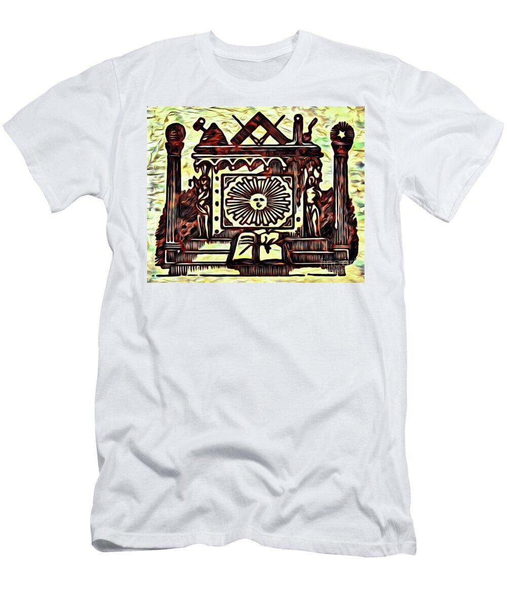 Masonic Symbolism Reworked Pierre Blanchard T-Shirt