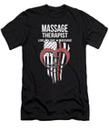 Massage Therapist Gift Live Love Massage American Flag Gift Kanig Designs T-Shirt