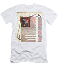 Master of Canonical Law and His Pupils From Apparatus in Quinque Libros Decretalium By Pope Innocent Iv French School T-Shirt