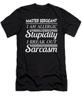 Master Sergeant Sarcasm Job Gift Item Shi Hu Kang T-Shirt