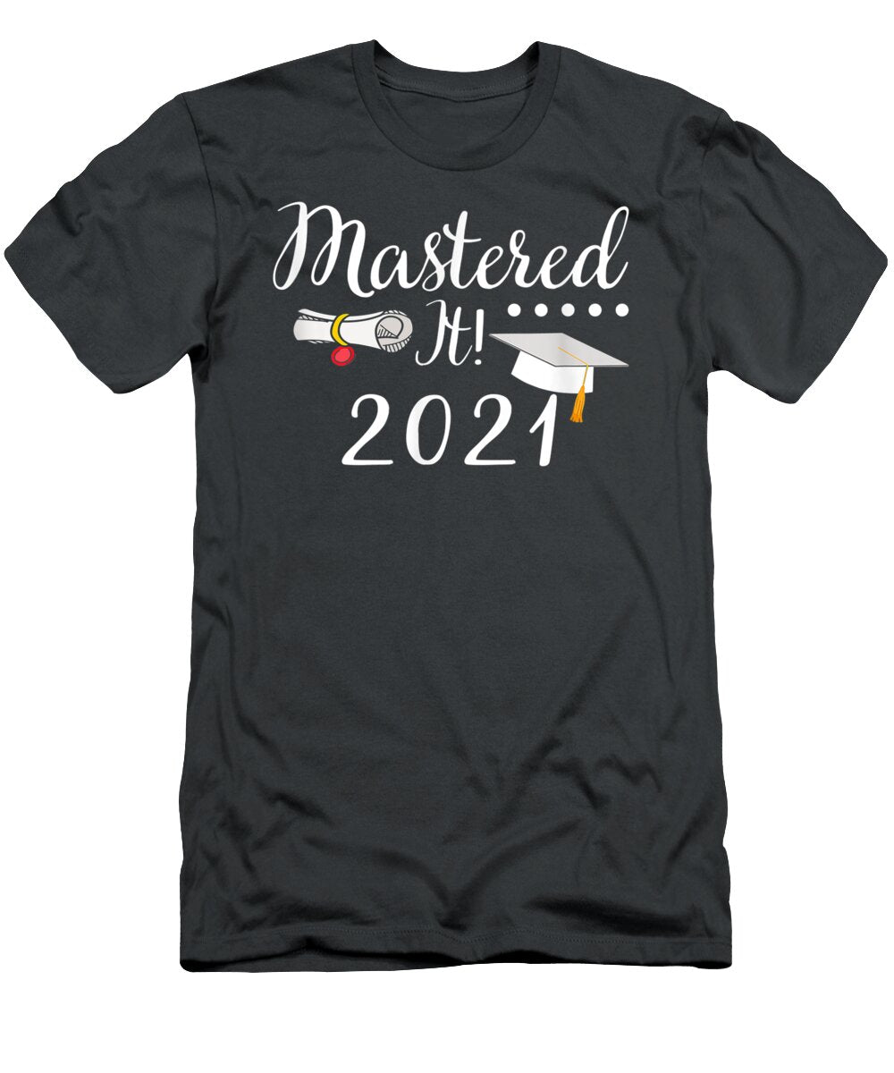 Masters Degree Mastered It 2021 Graduation for Men Women Albi Aaryanna T-Shirt