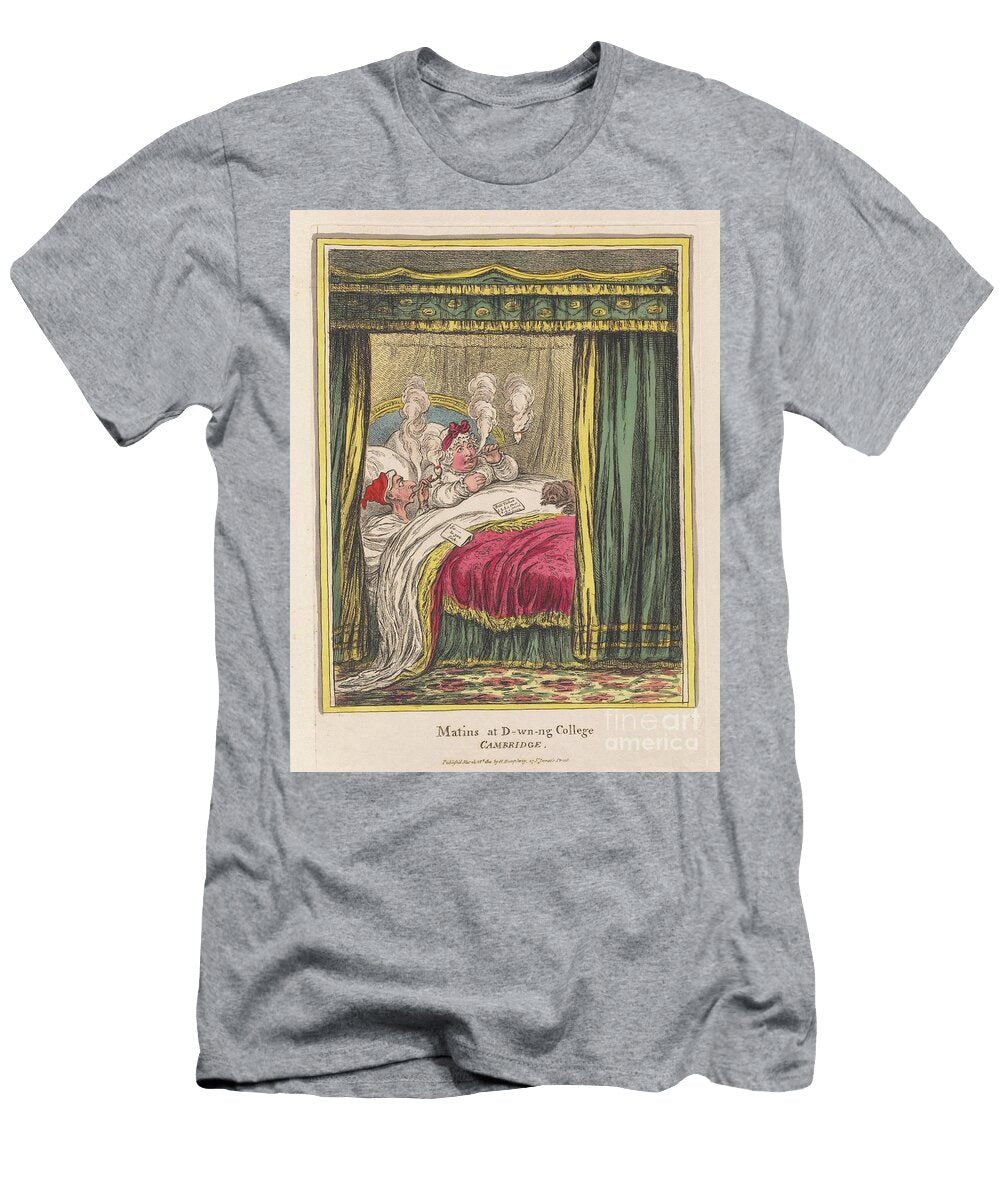 Matins At D Wn Ng College Cambridge Pub 1810 James Gillray T-Shirt