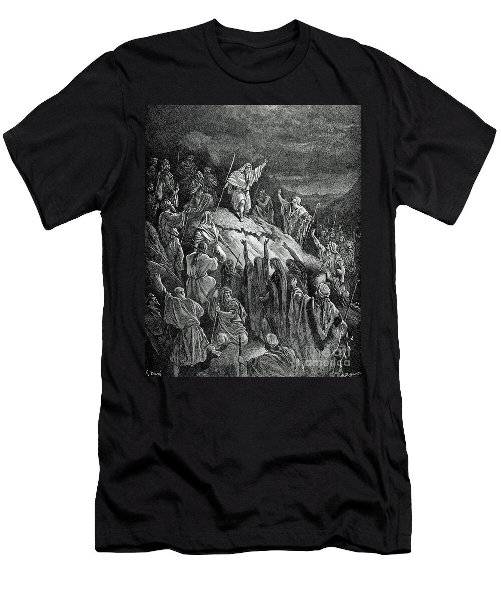 Mattathias Leader of the Maccabean Revolt Call to Fight to Jewish Refugees in the Mountains Unknown Artist T-Shirt