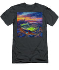 Mc14698 Centurylink Field Seattle USA Seattle Seahawks Stadium NFL American Football Stadium Modern Sports Arena Sunrise Oilpaint Colorfull Lisa Von T-Shirt