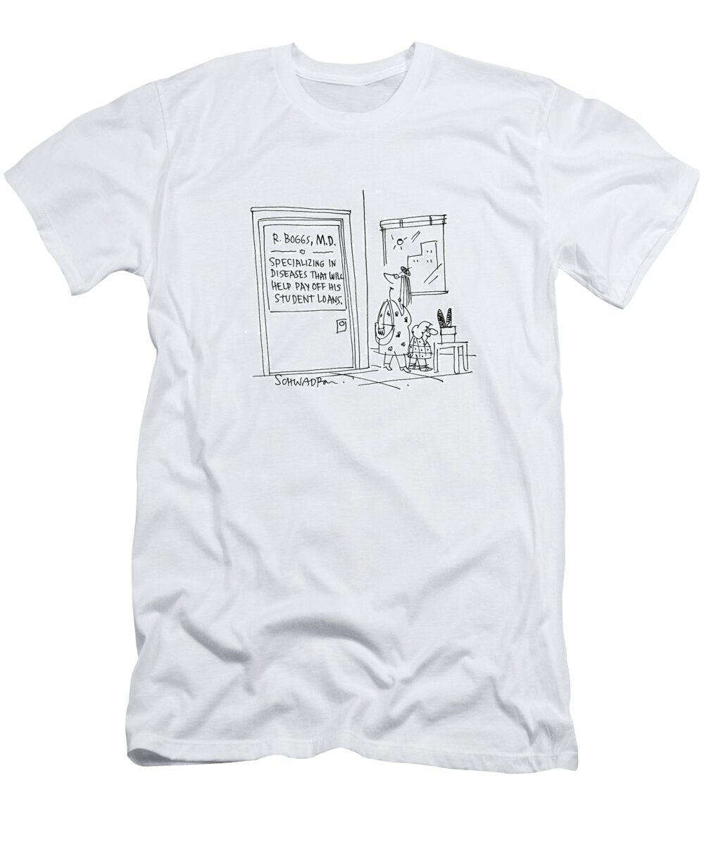 Md Specializing in Diseases That Will Pay Off His Student Harley Schwadron No Index T-Shirt