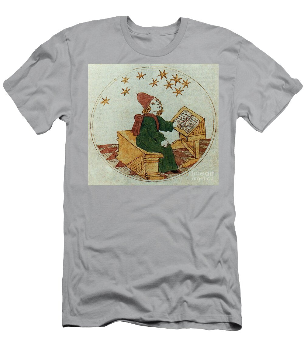Medieval Astrologer Science Source T-Shirt