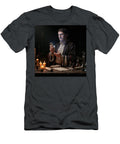 Medieval Scholar with Smartphone Ego Crash T-Shirt