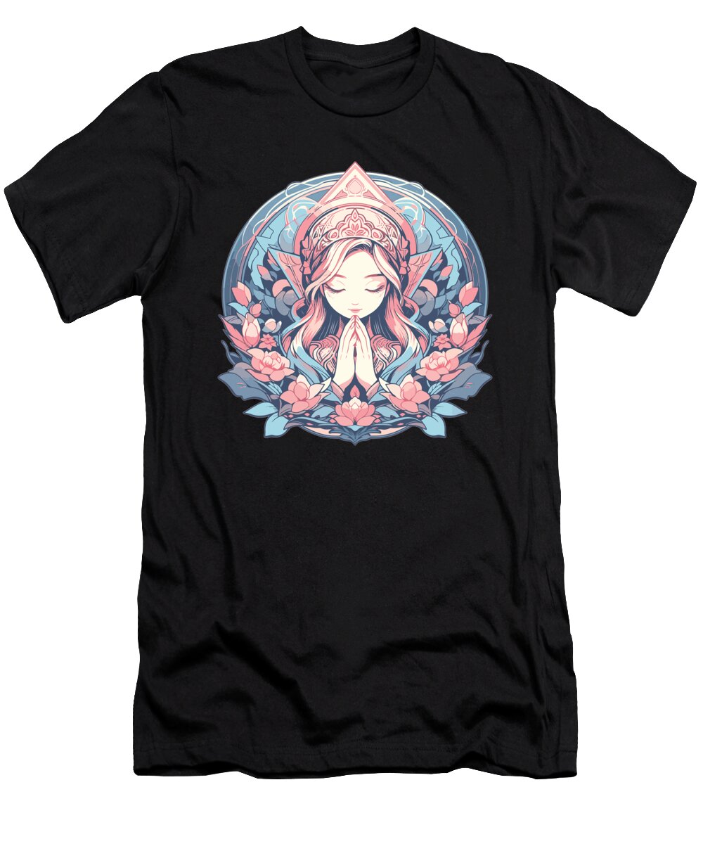 Meditation Mindfulness Relaxation Calm Steven Zimmer T-Shirt